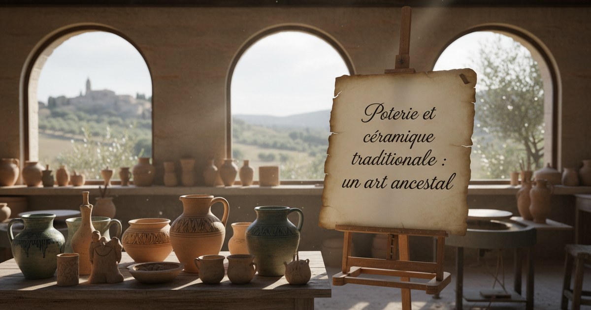 Poterie et céramique traditionnelle : un art ancestral