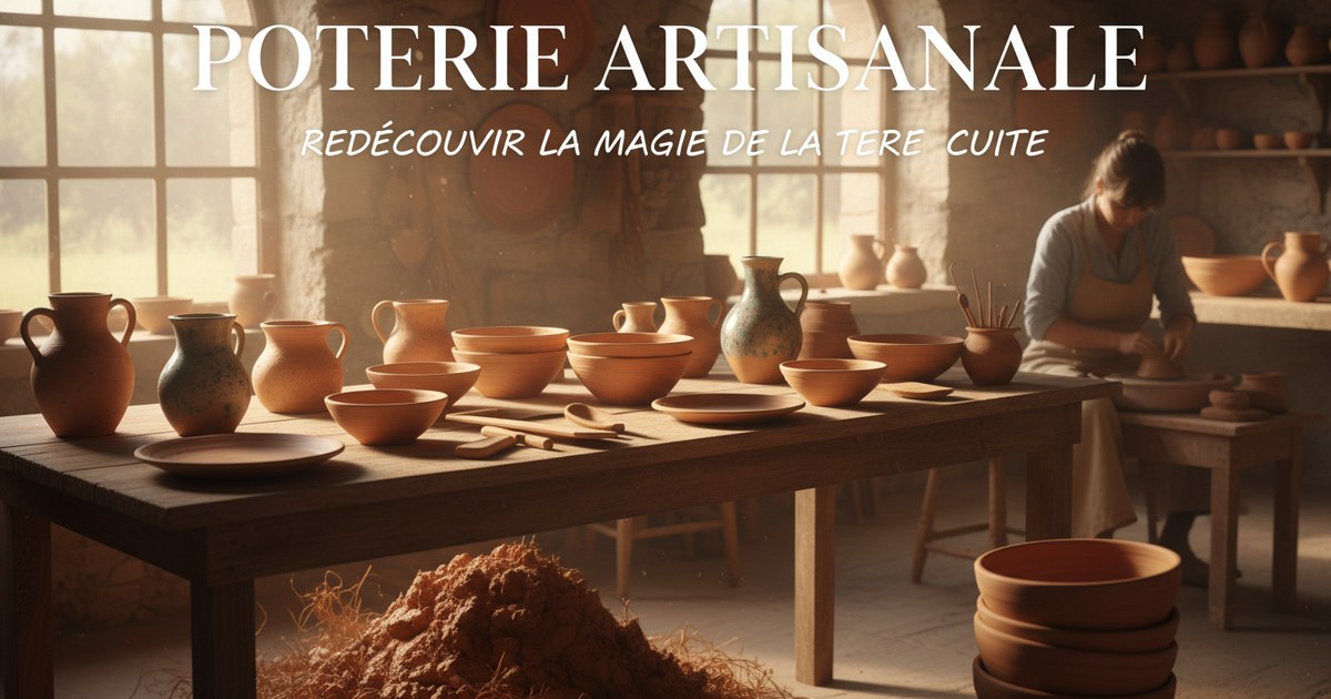 Poterie artisanale : redécouvrir la magie de la terre cuite