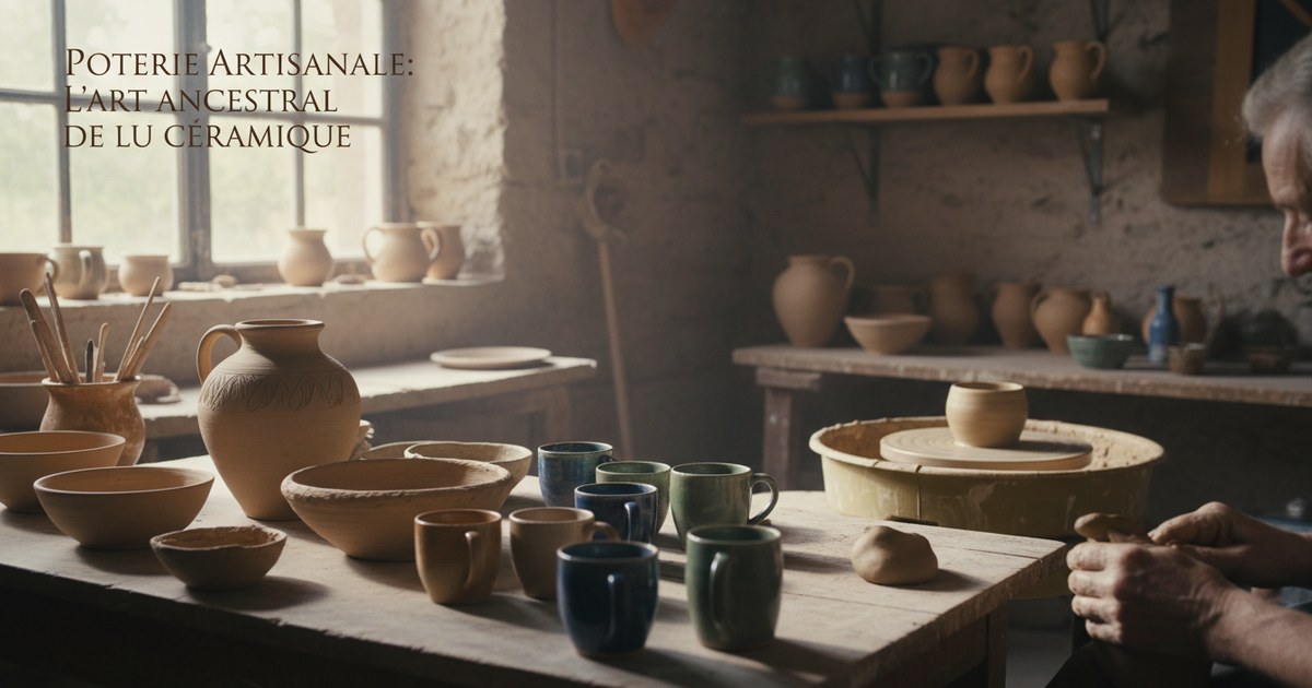 Poterie artisanale : l’art ancestral de la céramique